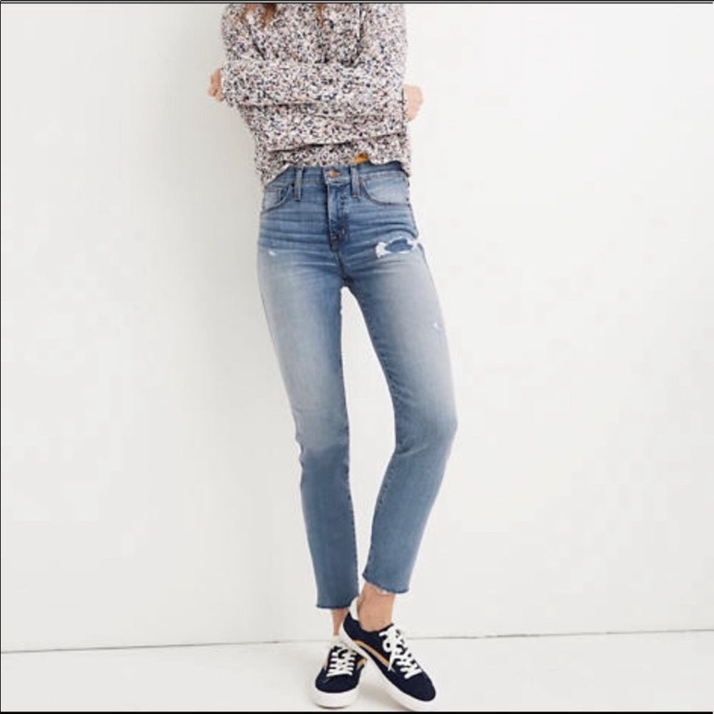 Madewell stovepipe jeans in Holburn wash 27 C8